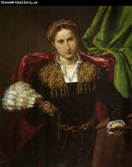 Lorenzo Lotto Portrat der Laura da Pola, Gemahlin des Febo da Brescia.